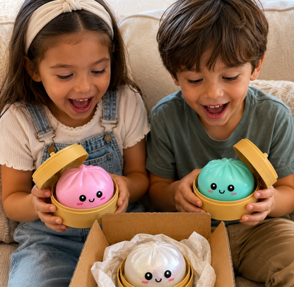 Dumpling Squishy Bites - 1 Stück Mystery Box