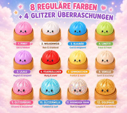 Dumpling Squishy Bites - 1 Stück Mystery Box